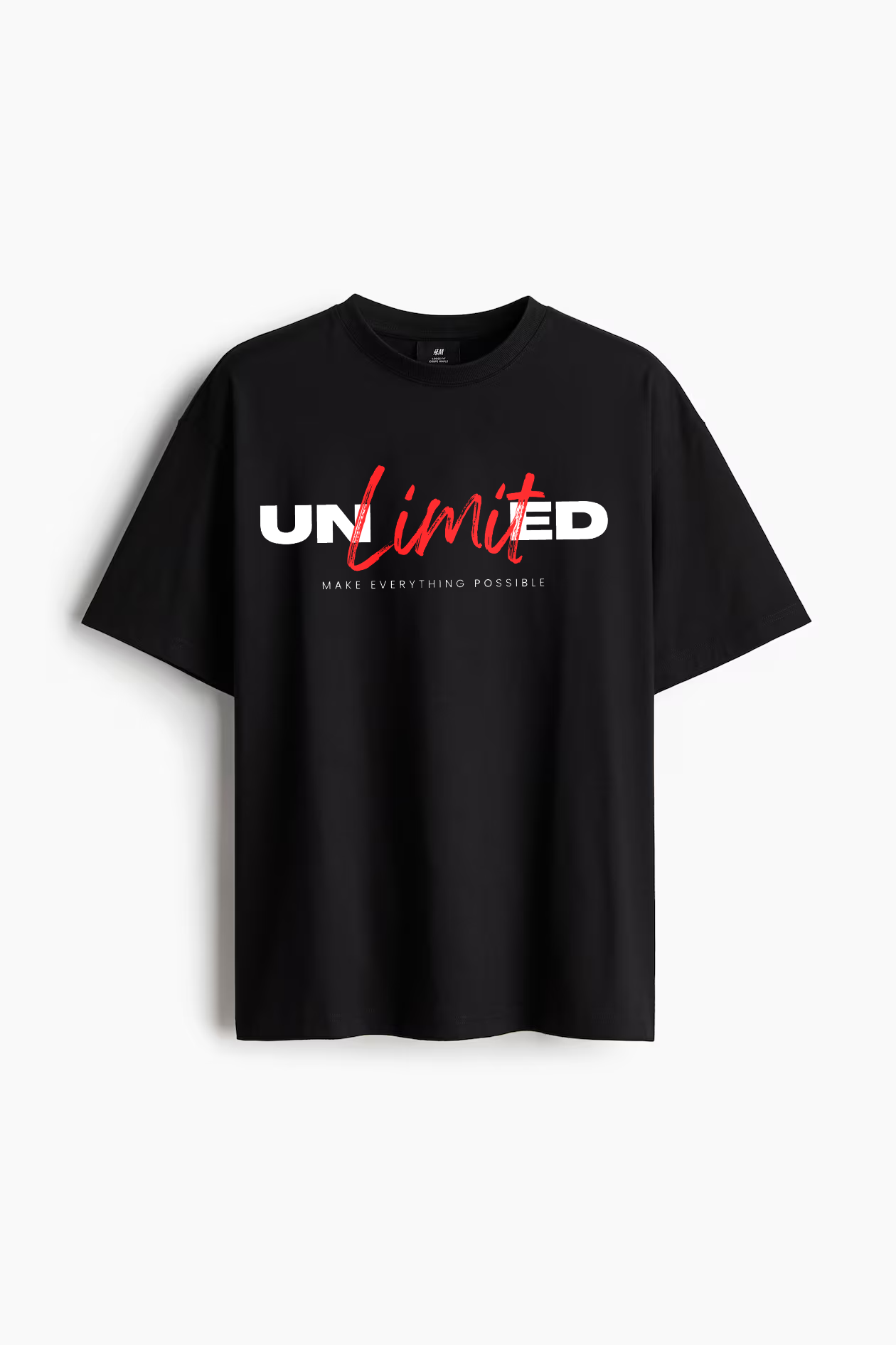 Limitless Drive – Black Oversized Tee