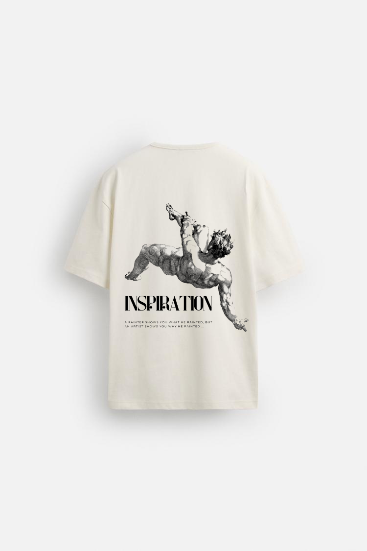The Muse – Ivory Oversized Tee