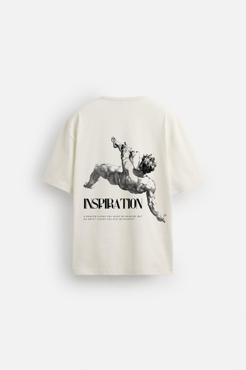 The Muse – Ivory Oversized Tee